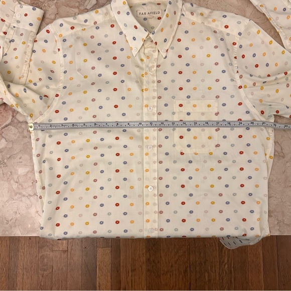 Far Afield Mens Cotton Shirt Size UK 2/M - Picture 4 of 8